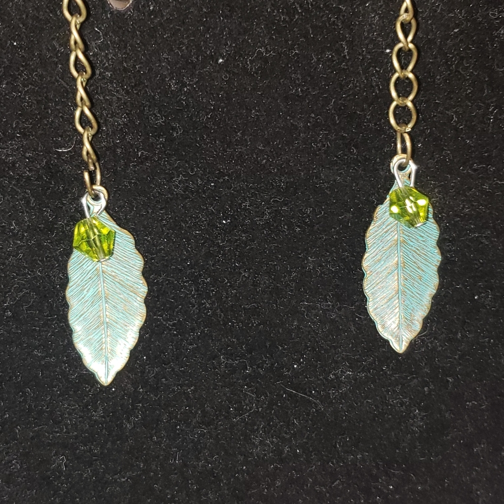 🆕️BOGO Boho metal Leaf Drop earrings